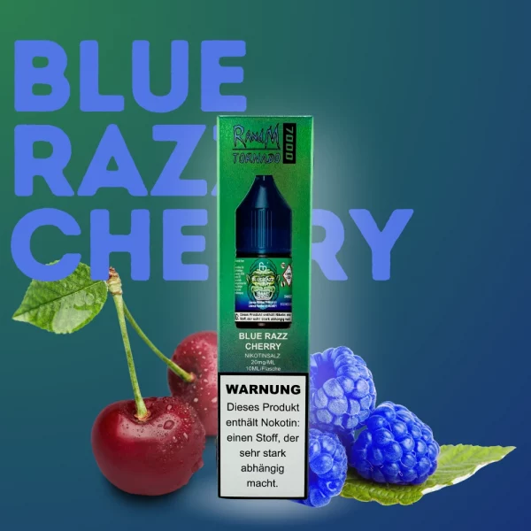 RandM Tornado 7000 Liquid 10ml Blue Razz Cherry