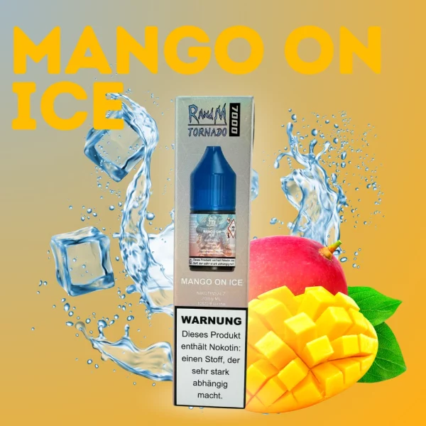 RandM Tornado 7000 Liquid 10ml Mango Ice