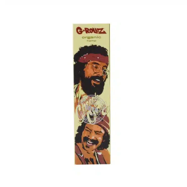 G-Rollz Cheech & Chong™ Vintage Faces Organic Hemp KS Papers + Tips