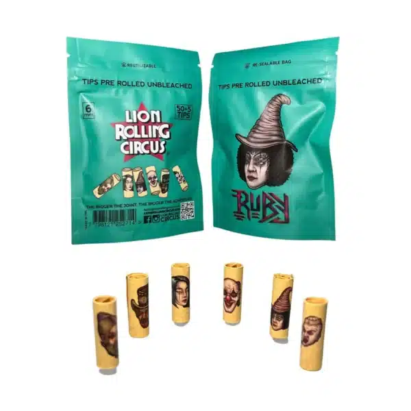 Lion Rolling Circus pre-rolled Tips 6mm 50 stück – Bild 2