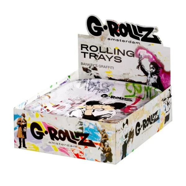 G-ROLLZ Banksy's Graffiti Cop on Cop Rolling Tray S – Bild 4