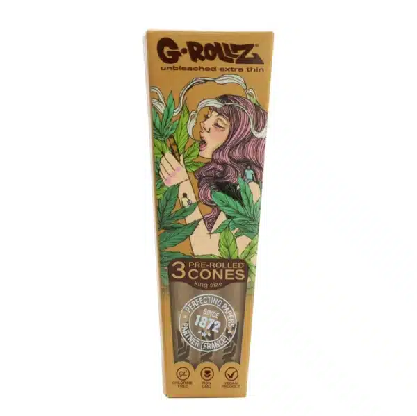 G-Rollz Colossal Dream 3 Pre-Rolled KS Cones unbleached